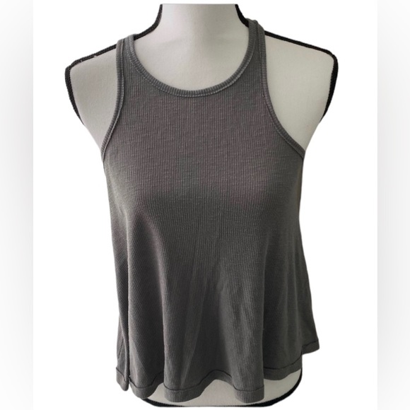 Free People Top Gray Tank Top - Picture 1 of 6